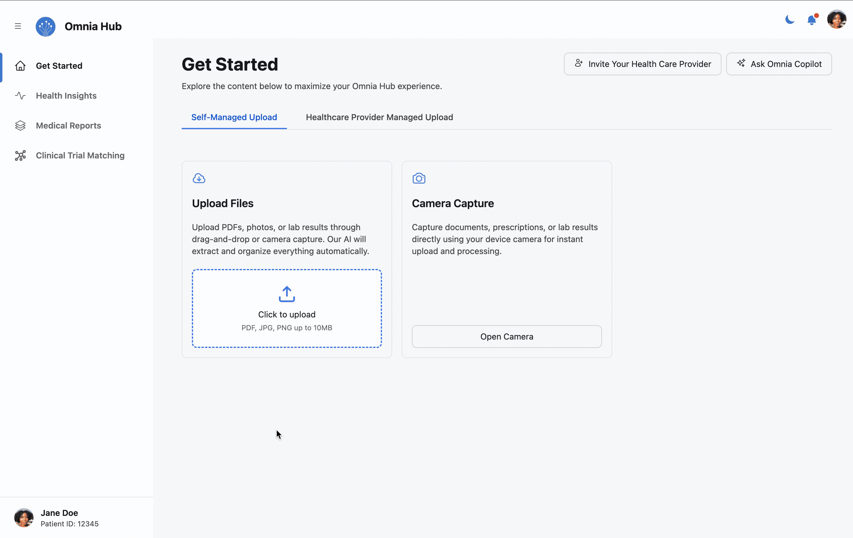 Simple Upload feature demonstration